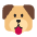 Dog Face Flat Emoji from Fluent Emoji Flat Set