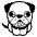 Dog Emoji from EmojiTwo Black Set