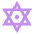 Dotted Six Pointed Star Emoji from EmojiTwo Colors Set