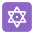Dotted Six Pointed Star Flat Emoji from Fluent Emoji Flat Set