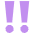 Double Exclamation Mark Emoji from EmojiTwo Colors Set
