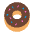 Doughnut Flat Emoji from Fluent Emoji Flat Set
