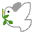 Dove Flat Emoji from Fluent Emoji Flat Set