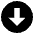 Down Arrow Emoji from EmojiTwo Black Set