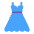 Dress Flat Emoji from Fluent Emoji Flat Set