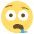 Drooling Face Emoji from EmojiTwo Colors Set