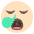 Drowsy Face Emoji Emoji from EmojiTwo Colors Set