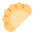 Dumpling Flat Emoji from Fluent Emoji Flat Set