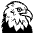 Eagle Emoji from EmojiTwo Black Set