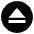 Eject Button Emoji from EmojiTwo Black Set