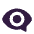 Eye In Speech Bubble Flat Emoji from Fluent Emoji Flat Set