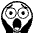 Face Screaming In Fear Emoji from EmojiTwo Black Set