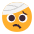 Face With Head Bandage Flat Emoji from Fluent Emoji Flat Set