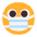 Face With Medical Mask Flat Emoji from Fluent Emoji Flat Set