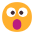 Face With Open Mouth Flat Emoji from Fluent Emoji Flat Set