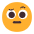 Face With Raised Eyebrow Flat Emoji from Fluent Emoji Flat Set