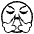 Face With Steam From Nose Emoji from EmojiTwo Black Set