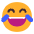 Face With Tears Of Joy Flat Emoji from Fluent Emoji Flat Set