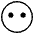 Face Without Mouth Emoji from EmojiTwo Black Set