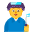 Factory Worker Flat Default Emoji from Fluent Emoji Flat Set