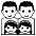 Family Manmangirlgirl Emoji from EmojiTwo Black Set