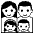Family Manwomangirlboy Emoji from EmojiTwo Black Set