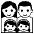 Family Manwomangirlgirl Emoji from EmojiTwo Black Set
