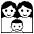 Family Womanwomanboy Emoji from EmojiTwo Black Set