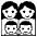 Family Womanwomanboyboy Emoji from EmojiTwo Black Set