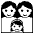 Family Womanwomangirl Emoji from EmojiTwo Black Set