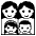 Family Womanwomangirlboy Emoji from EmojiTwo Black Set