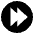 Fast Forward Button Emoji from EmojiTwo Black Set