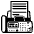 Fax Machine Emoji from EmojiTwo Black Set