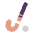 Field Hockey Flat Emoji from Fluent Emoji Flat Set