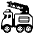 Fire Engine Emoji from EmojiTwo Black Set