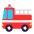 Fire Engine Flat Emoji from Fluent Emoji Flat Set