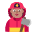 Firefighter Flat Medium Emoji from Fluent Emoji Flat Set