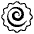 Fish Cake With Swirl Emoji from EmojiTwo Black Set