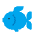 Fish Flat Emoji from Fluent Emoji Flat Set