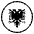 Flag Albania Emoji from EmojiTwo Black Set
