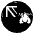 Flag Ascension Island Emoji from EmojiTwo Black Set