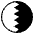 Flag Bahrain Emoji from EmojiTwo Black Set