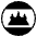 Flag Cambodia Emoji from EmojiTwo Black Set
