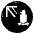 Flag Cayman Islands Emoji from EmojiTwo Black Set