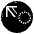 Flag Cook Islands Emoji from EmojiTwo Black Set