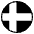 Flag Denmark Emoji from EmojiTwo Black Set