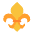 Fleur De Lis Flat Emoji from Fluent Emoji Flat Set