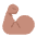 Flexed Biceps Flat Medium Emoji from Fluent Emoji Flat Set