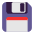 Floppy Disk Flat Emoji from Fluent Emoji Flat Set