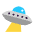 Flying Saucer Flat Emoji from Fluent Emoji Flat Set